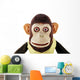 Vintage Mechanical Monkey Toy Wall Decal
