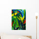 abstract art - hand painted Wall Mural