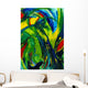 abstract art - hand painted Wall Mural