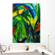 abstract art - hand painted Wall Mural