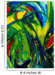 abstract art - hand painted Wall Mural