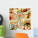 Abstract Blended Colors Wall Decal