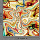 Abstract Blended Colors Wall Decal