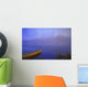 Canoe On Patricia Lake, Jasper National Park, Alberta, Canada Wall Mural