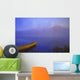 Canoe On Patricia Lake, Jasper National Park, Alberta, Canada Wall Mural
