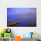 Canoe On Patricia Lake, Jasper National Park, Alberta, Canada Wall Mural