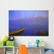Canoe On Patricia Lake, Jasper National Park, Alberta, Canada Wall Mural