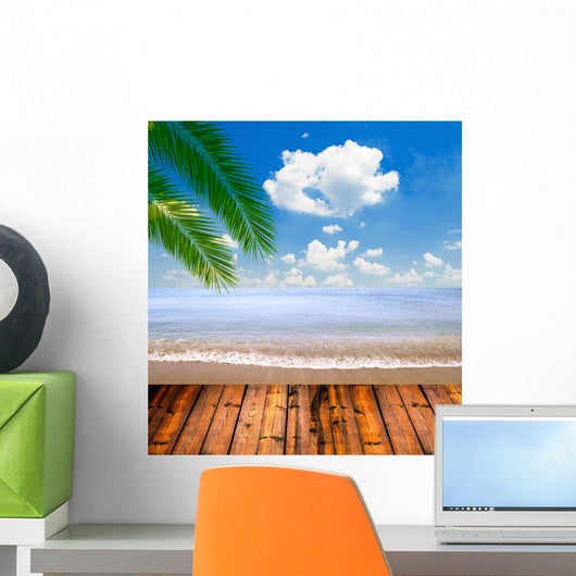 Tropical Sea and Beach Wall Mural