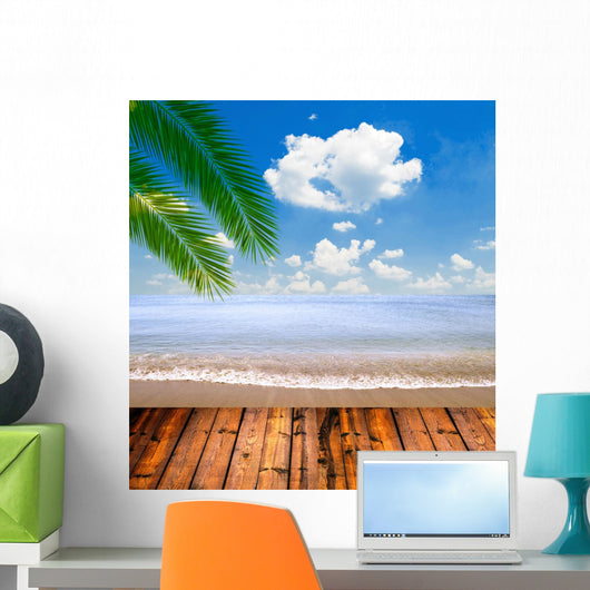 Tropical Sea and Beach Wall Mural