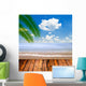 Tropical Sea and Beach Wall Mural