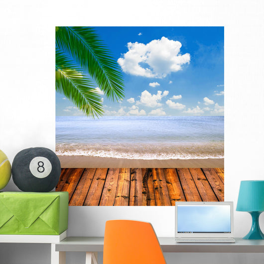 Tropical Sea and Beach Wall Mural