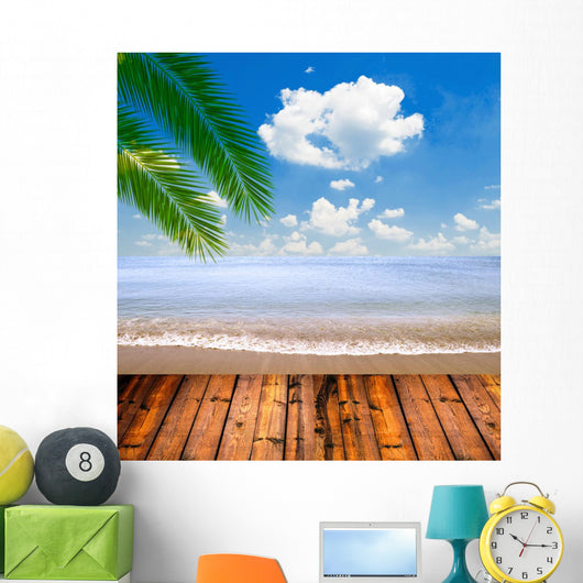 Tropical Sea and Beach Wall Mural