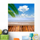 Tropical Sea and Beach Wall Mural