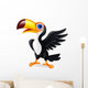 Toucan bird cartoon Wall Decal