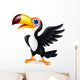 Toucan bird cartoon Wall Decal