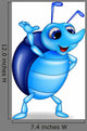Rhinoceros beetle Wall Decal