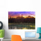 Small Mountain Lake With Submerged Logs Wall Mural