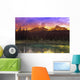 Small Mountain Lake With Submerged Logs Wall Mural