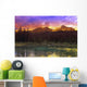 Small Mountain Lake With Submerged Logs Wall Mural