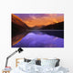 Calm Lake With Mountain Behind Wall Mural