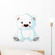 Cute Polar Bear Cartoon Wall Decal