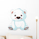 Cute Polar Bear Cartoon Wall Decal