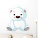 Cute Polar Bear Cartoon Wall Decal
