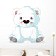 Cute Polar Bear Cartoon Wall Decal
