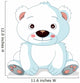 Cute Polar Bear Cartoon Wall Decal