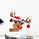 Rudolph Red-nose Reindeer Wall Decal