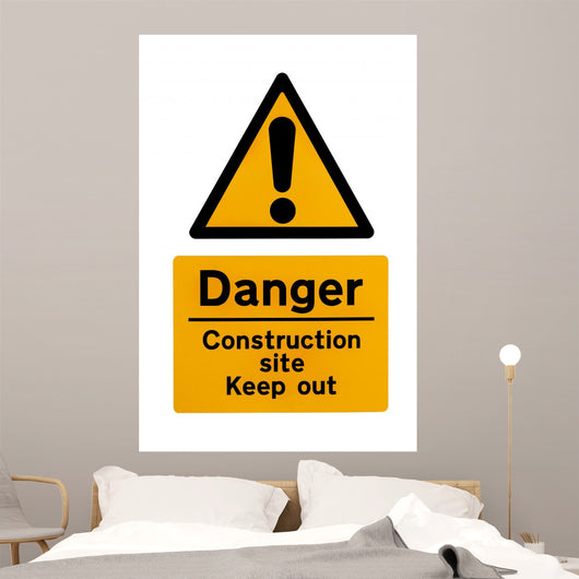 Construction Site Warning Sign