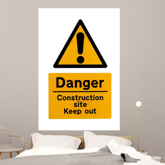 Construction Site Warning Sign