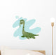 Funny Nessie Eating Wall Decal