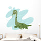 Funny Nessie Eating Wall Decal