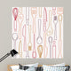 Kitchen utensils - seamless pattern Wall Mural