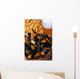 seafood, mussels, beer, French fries Wall Mural