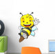 Cute Honey Bee Wall Decal