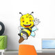 Cute Honey Bee Wall Decal