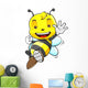 Cute Honey Bee Wall Decal
