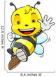 Cute Honey Bee Wall Decal