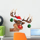 Rudolph Reindeer Winking with