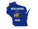 Wisconsin Map Wall Decal