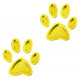 Golden Cat Paws Wall Mural