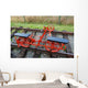 railroad velocipede Wall Mural