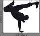 Silhouette Dancers White
