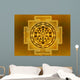 Grunge Shree Yantra Wall Mural