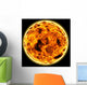 Flaming Sun Wall Mural