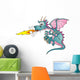 Fire Spitting Dragen Wall Decal