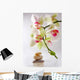 orchidÃ©es et galets ambiance zen Wall Mural