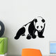 Isolated Panda Illustration Wall Decal